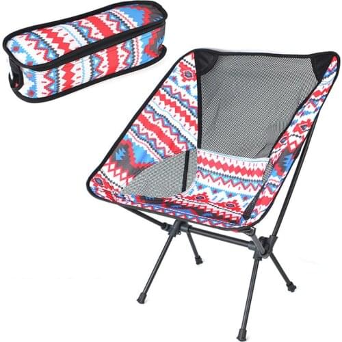 Aluminum Alloy Folding Space Chair Strong High Load Moon Seat Beach Leisure Stools For Outdoor Fishing Camping BBQ Or Travel