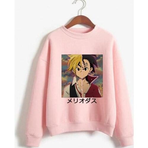 Japanese Anime Hoodie Hoody The Seven Deadly Sins Unisex