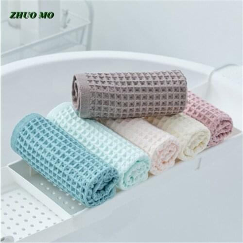 Waffle 100% Cotton Bath Towels Bathroom 34*72cm Sheets for adults Hotel spa Large Towel Super Absorbent Shower for home gift