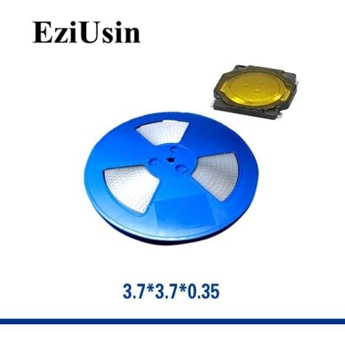 10000pcs In Tape One Reel TS-A005 Membrane Micro Switch 3.7*3.7*0.35 Tactile Tact Push Button SMT For Bluetooth