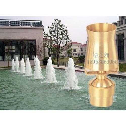 2.5 inch copper tree ice seracs cedar nozzle landscape fountain head equipment water column square landscape 2 and a half inches