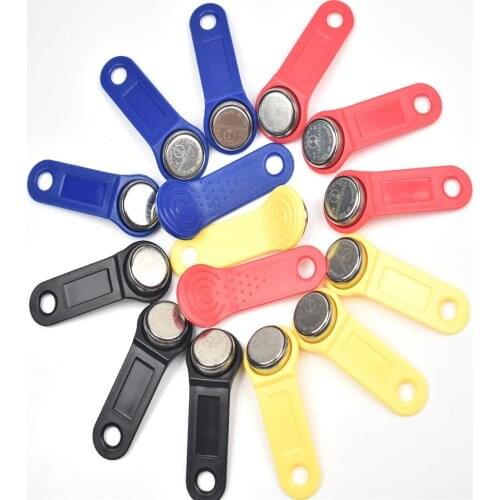 200pcs/lot TM1990A-F5 TM card touch memory ibutton/i-button key handle For guard tour system sauna lock card