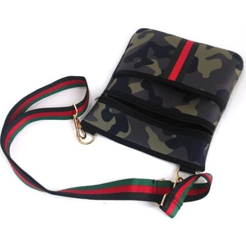 2021 Fasion Casual Sports Crossbody Bags New Casual Beach Bag One Shoulder Neoprene Patchwork Bag For Men Women