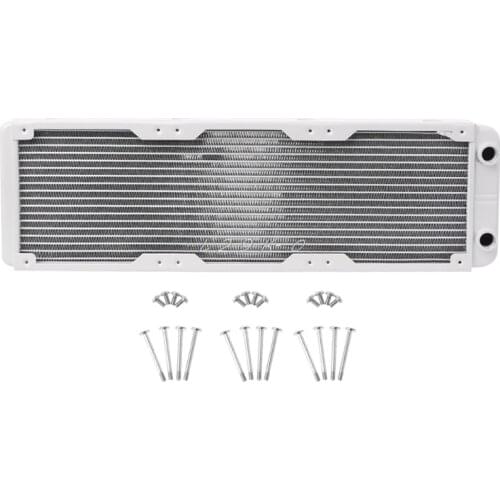 360mm Aluminum Water Cooler Kit Computer Radiator Water Cooler 18 Tube CPU Heat Sink Exchanger