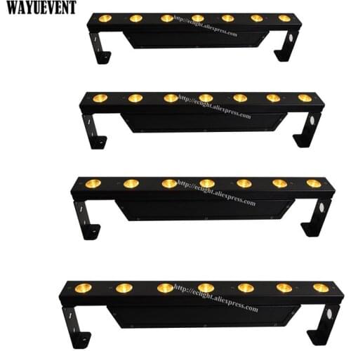 4pcs 7X5W LED Pixel beam bar KTV Club Party wash lighting 5CH 7CH leds stage light