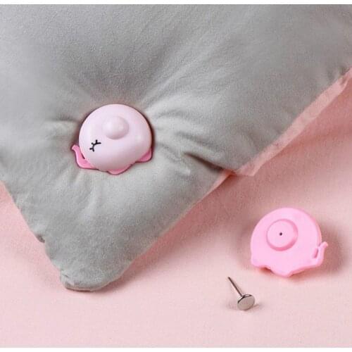 8 Pcs/Set Non-Slip Cute Elephant Quilt Fixer Clip Buckle Bed Sheet Fastener Home Accessory