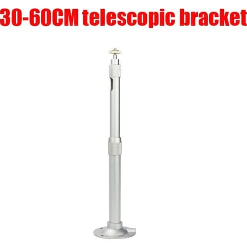 Free Shipping 30 - 60cm 1M 2M 3M Aluminum telescopic surveillance camera extension ceiling mount wall bracket