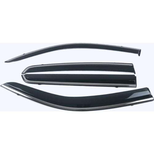 Car Styling 4 Pieces Rain Guards Side Window Visor Cover Trim For Toyota Hilux 2015-2020 REVO