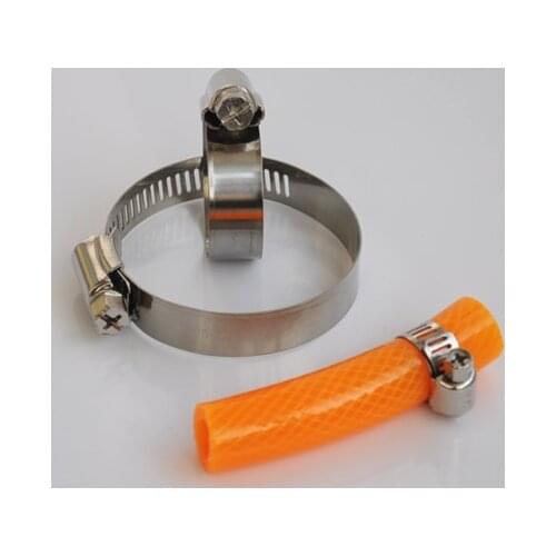 Free shipping Pipe Clamp 50pcs 13-19mm Stainless Steel Adjustable Drive Hose Clamps Fuel Line Clip