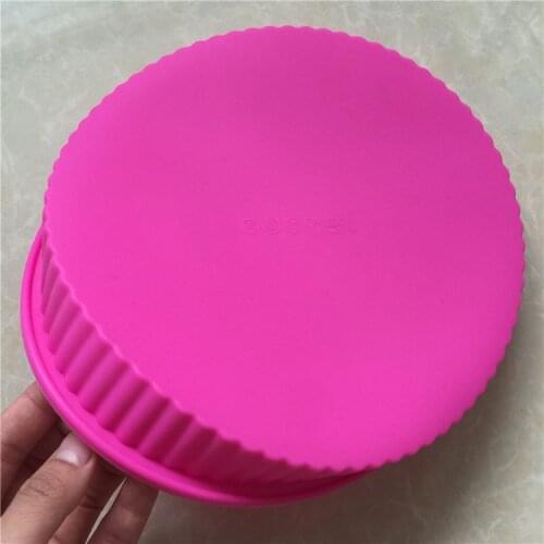 Large circle Birthday Cake Mold Silicone Cake Baking Pan/Silicone Mold for Anniversary Birthday Cake, Loaf, Muffin, Brownie