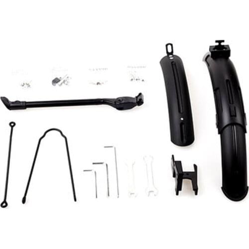 Original Tire Tyre Splash Mudguard Front Rear Fender Shelf for Xiaomi Mijia Qicycle EF1 Bike Bicycle Kickstand Tripod Support