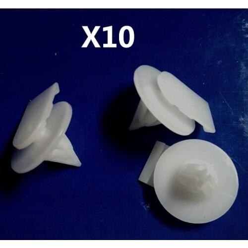 FOR BMW MINI COOPER DOOR WHEEL ARCH COVER CLIPS SIDE SKIRT SILL FASTENERS x10 GREY 07137073915 white