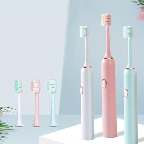 Electric Toothbrush Remove Battery Tooth Brush Waterproof Operated Precision Clean No Rechargeable Teeth Brush tooth Heads Set