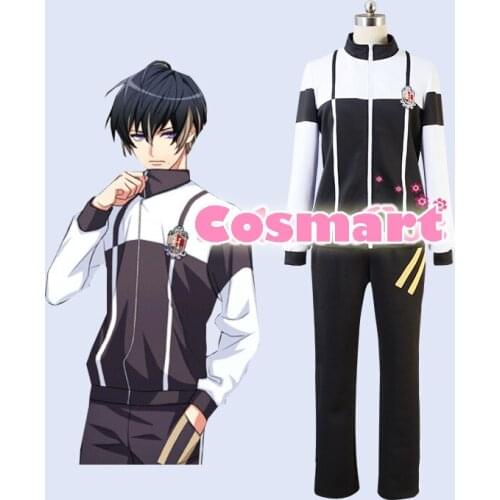 Game A3!Team Spring Figure Usui Masumi Sports Uniform Jacket+Pants Cosplay Costume For Adult NEW 2017