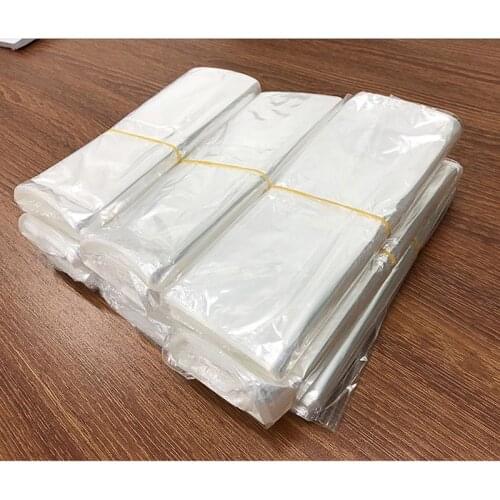 K3ND 100 Pack Odorless Clear Polyolefin Heat Shrink Wrap Bags for Gifts Packagaing Soaps Candle Jars Homemade DIY Projects