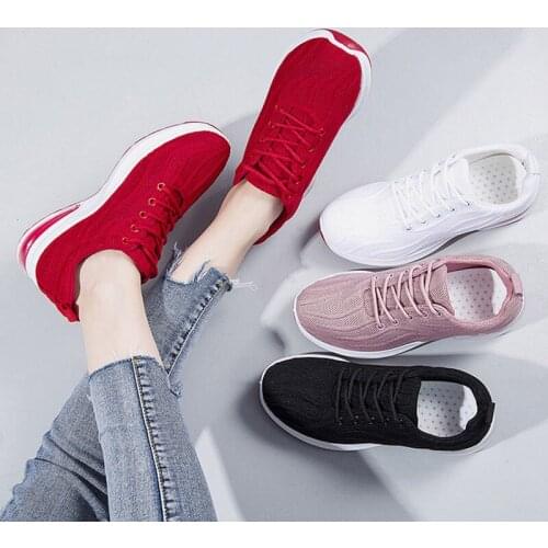 Casual Women Platform Sneakers Lace-up Fashion White Designer Luxury Sneakers For Women Female Trainers Buffalo Shoes
