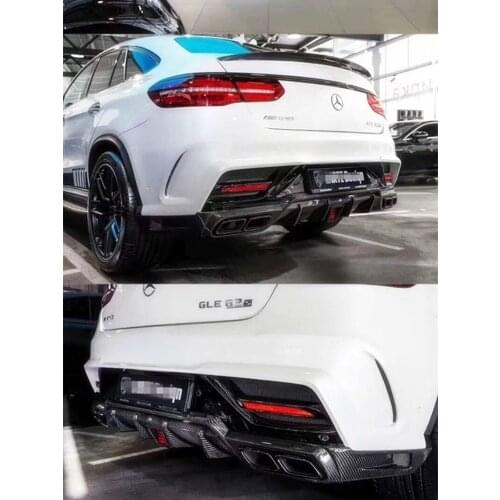 Suit For Benz Mercedes Gle Modified Gle63 Coupe Amg Carbon Fiber Lip Rear Spoiler