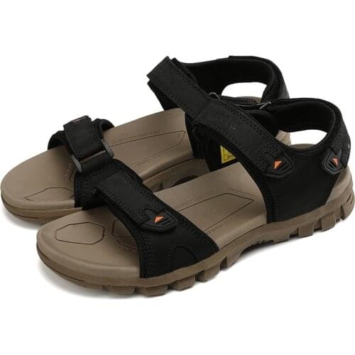 Mens sandal sandel slide cuir masculina man ete erkek beach big sandalsslippers sandalia da shoes roman sandals rubber homme de