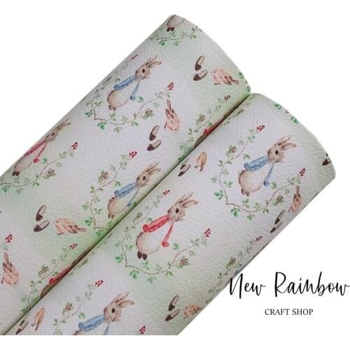 New Rainbow 22X30cm A4 Cumbria Rabbit Litchi Faux Leatherette Sheet For Making Bows, Earrings, Accessories