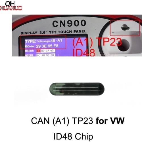 SALE !!! CAN (A1) TP23 ID48 Glass Chip Auto Transponder Car Blank Key Chip For VW