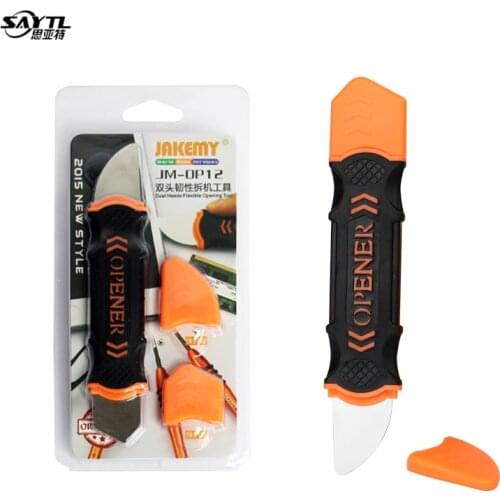 SAYTL Metal Disassemble Crowbarwith plastic handle Opener Pry Spudger Opening Tools For iPhone iPad Samsung Tablet Repair Tools