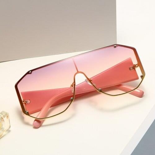 Square Sunglasses Women Fashion Oversized Sun Glasses Vintage Glasses Men Shades Retro Gradient Colors Eyewear Gafas De Sol