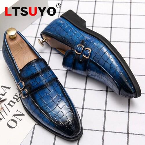 Mens leather crocodile pattern casual shoes,fashionable formal wear large size mens shoes,high-end office business mens shoes