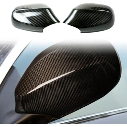 Carbon Fiber for BMW- 1 Series E82 E87 2010 2011 2012 Side Wing Rearview Mirror Cover Cap Car Accessories