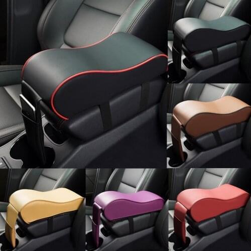 Universal Auto Armrests Leather Car Armrest Pad Car Center Console Arm Rest Seat Box Pad Vehicle Protective Car Styling