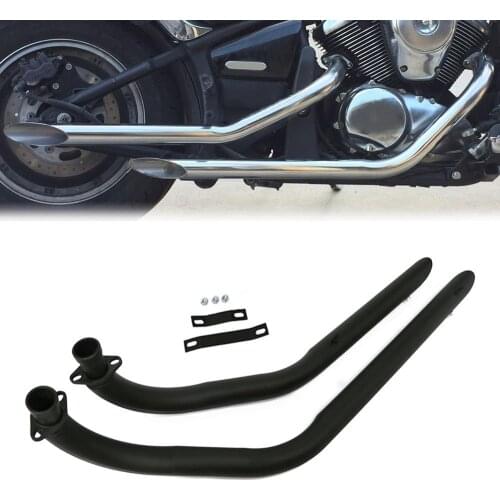 For Kawasaki Vulcan 900 S EN900 VN900 S900 All Years Motorcycle Exhaust Pipe Aerofluxus Vent Pipe With Baffles Muffler Silencer