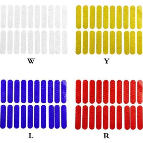 High-strength Stickiness M365 Reflective Scooter Sticker Reflect Light Stickers Paster Decals Night SafetyWarning Sticker