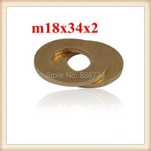 100pcs m18x34x2 high quanlity brass thick washer