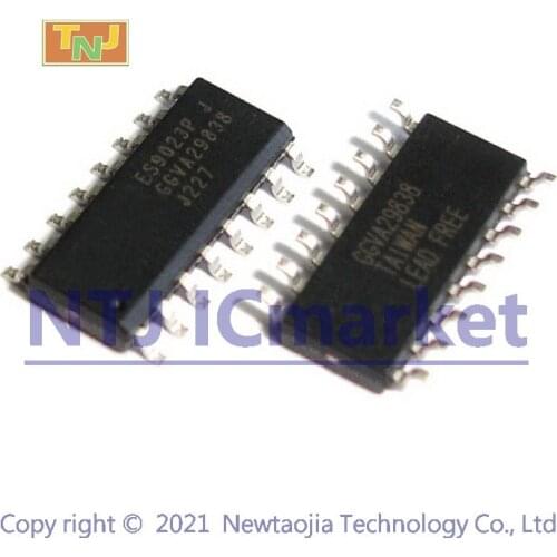 2 PCS ES9023P SOP-16 ES9023 Premier Stereo DAC with 2Vrms Driver IC CHIP