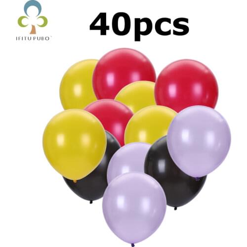40pcs/set 12inch Colorful Latex Balloons Brithday Party Decorations Wedding Christmas Globos Baby Shower Decorations balloon DDJ