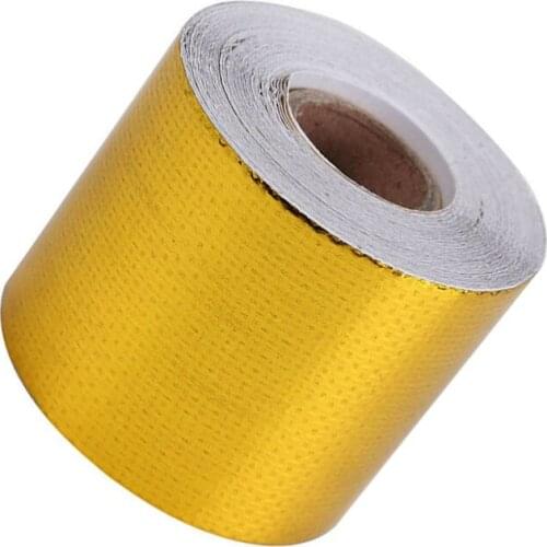 50mm*0.2mm*10m Car Auto Motorcycle Refit Thermal Insulation Band Engine Exhaust Pipe Heat Intake Wrap Roll Shield Protection Dec