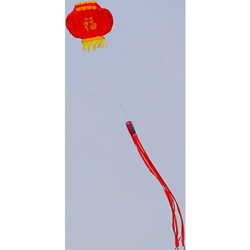 6.5m Chinese Traditional Culture Bless Lantern Kite With Handle & Line Soft Kite Adult Kite Outdoor Sport Flying Tool Kids Toys