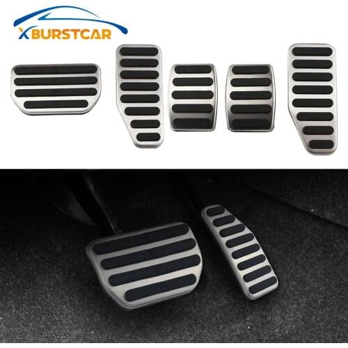 Xburstcar Stainless Steel Car Pedals Fit for Suzuki Jimny Jimni Swift Dzire Ciaz Wagonr Ertiga Baleno AT MT Pedal Pedale Cover