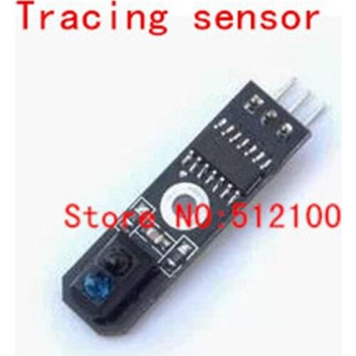 Free Shipping 10pcs 1 Road Tracing Sensor Module / Smart Infrared Tracking Probe Tracking black And White Line Detection