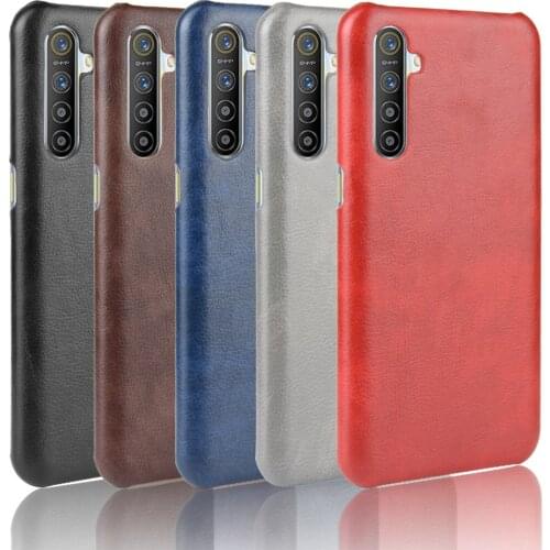For Oppo K5 Case OppoK5 Retro PU Leather Litchi Pattern Skin Hard Back Cover For Oppo K5 K 5 Phone Bag Case