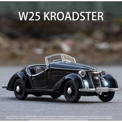 1:32 AUDI W25K Simulation Car Model Diecast Toy Car Sounds&Lights Hobbies For Collection Childrens Birthday Gifts