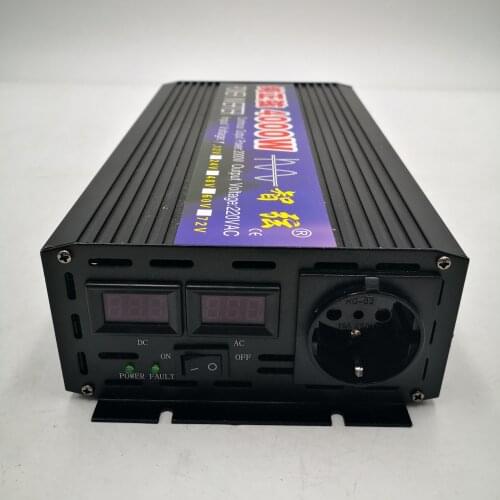 Inverter Pure Sine Wave 2000W 3000W 4000W European Standard Inverter 12V24V to 220V Home Use