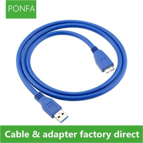 USB 3.0 Type A to Micro B Cable USB3.0 Fast Data Sync Cable Cord for External Hard Drive Disk HDD Male to Male 0.3m 0.6m 1m-5m