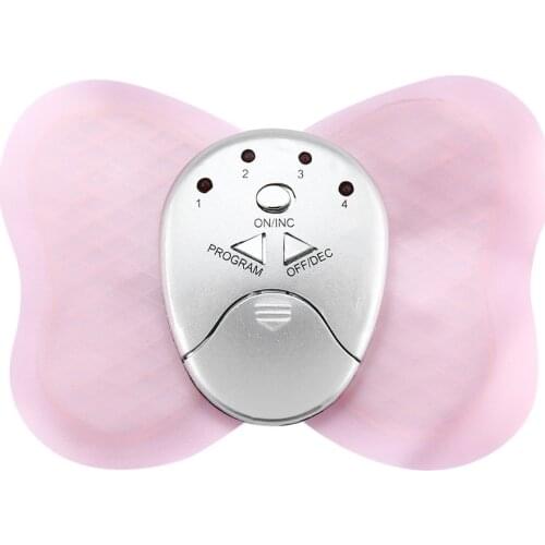 Mini Electronic Body Muscle Butterfly Massager Slimming Vibration Fitness Professional Health Care Two Colors Available