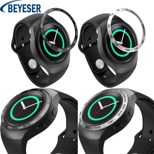 Fashion Style Sport Smart Watch Band Metal Protective Circle Bezel Ring Accessories for Samsung Galaxy Watch 42mm/S2 SM-R720