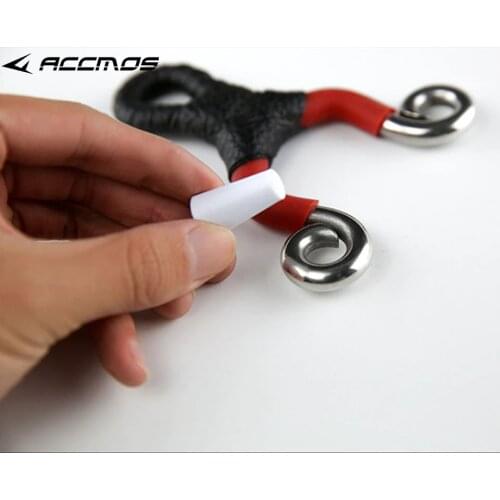 FlatNew Leather Stopper Leather Turn Flat Leather Bow Plug Cone Silicone Plug Rubber Band for traditional slingshot