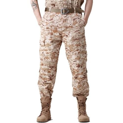 New 2021 Spring Army Long Trousers For Men Mens Camouflage Tactical Pants Multi-Pockets Military Digital Camo SWAT Cargo Pants