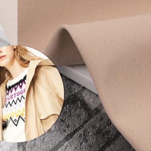 Wholesale Cool silk cotton t400 windbreaker fabric autumn and winter twill polyester cotton jacket down jacket clothing fabric