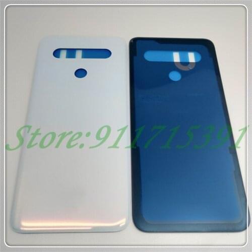 Original Battery Cover Rear Door Panel Housing Back Case For LG K61 LMQ630EAW LM-Q630 Battery Cover with Logo Replacement Part