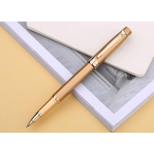 Picasso 917 Pimio Emotion of Rome Roller Ball Pen Golden High Quality Phosphor Copper Sheet Writing Pens Supplies No Gift Box