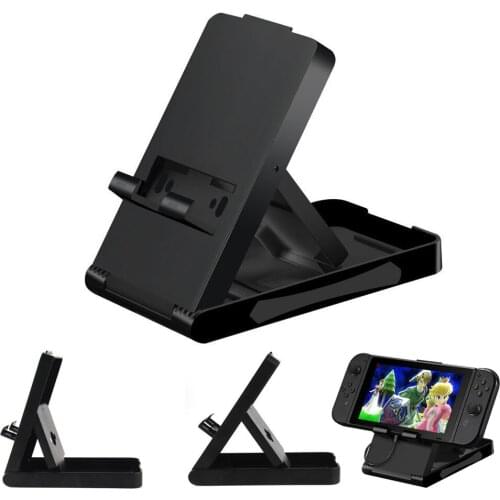 For Nintendo Switch Lite Stand Holder Base Foldable Playstand for Nintendo Switch Console Portable Multi-angle Bracket Game Rack
